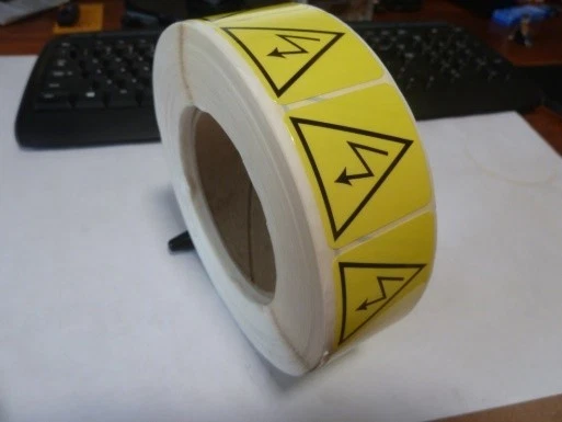 Electrical Shock Hazard Decals, Warning Labels, Stickers, Electrical Arc Flash, Roll