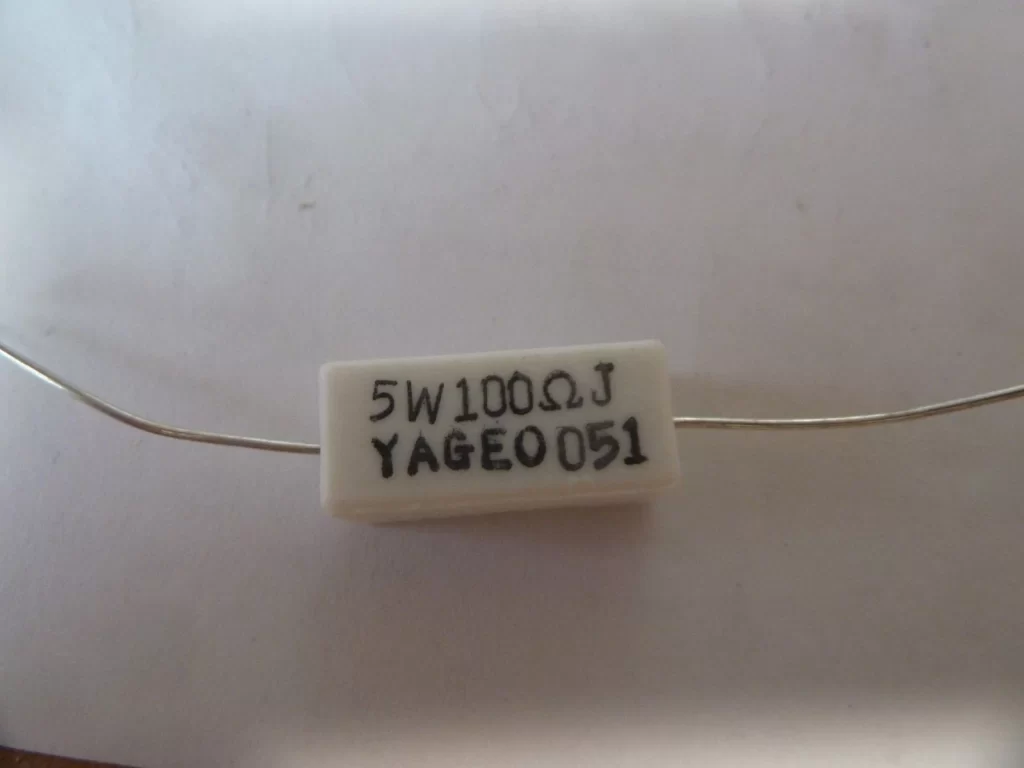 Res, 10 Ohm 5W, Wirewound